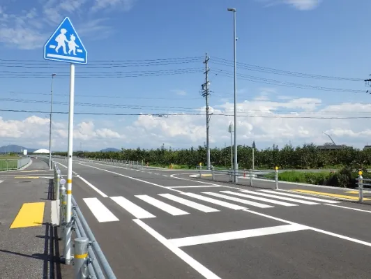  岐阜県警察本部（北方警察署管内）横断歩道の画像